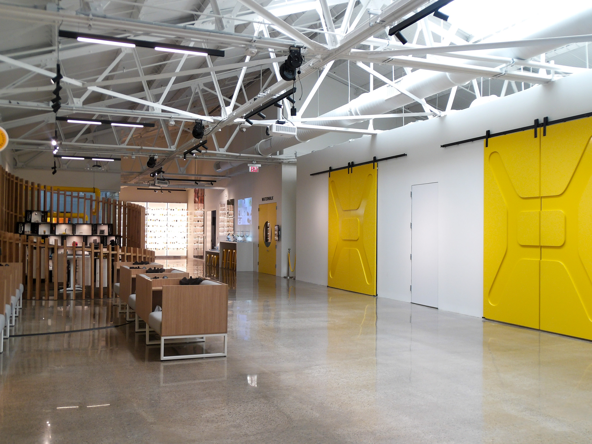 Inside The Experience Lab by charity: water, in The Factory at Franklin in Franklin, Tennessee, a nonprofit exhibit.