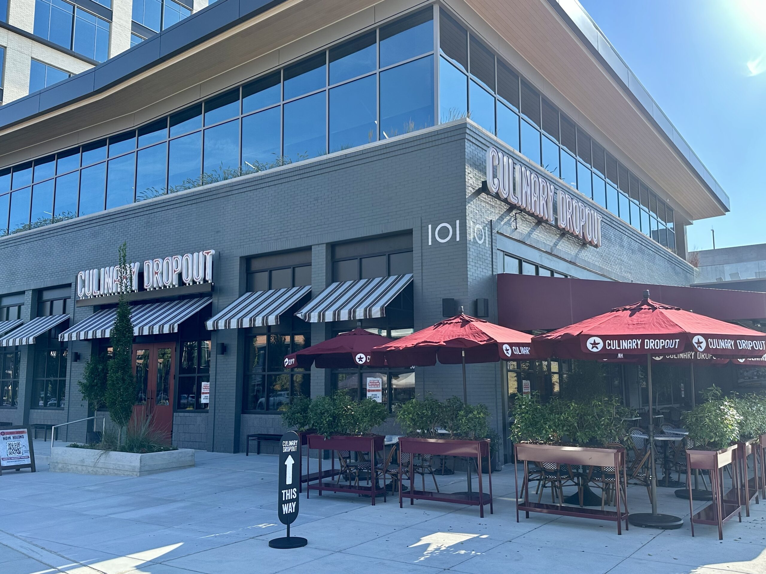 Culinary Dropout in Franklin, TN, a restaurant at McEwen Northside, is a lively gastropub from Fox Restaurant Concepts known for its creative spin on classic comfort food.