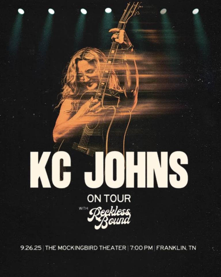 KC Johns Live at Mockingbird Theater Downtown Franklin.