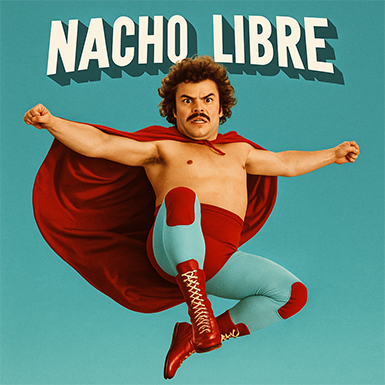 The Movie Gang Presents Nacho Libre! World Champion of fun!