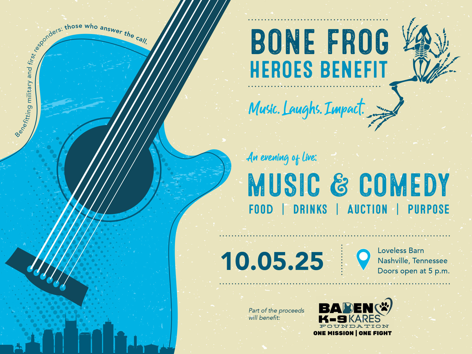 UGF_Bone Frog Heroes Benefit Nashville, Tenn._1Title