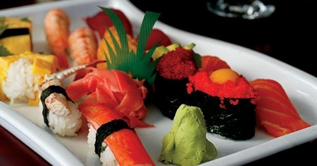 Sushi platters at Koi Sushi and Thai in Franklin, Tennessee. 