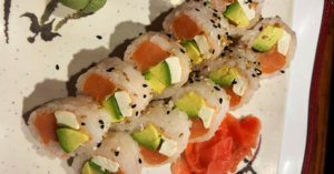 Get a sushi roll at Sakura Sushi and Thai in Franklin, Tennessee.