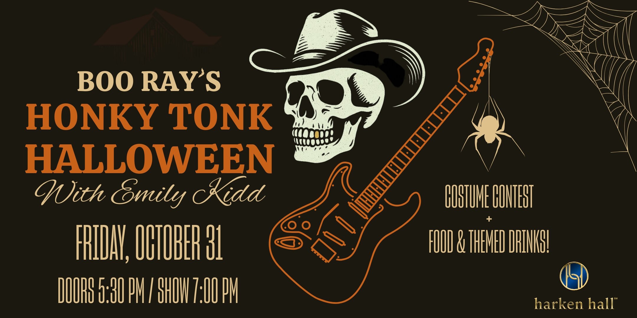 Boo Ray’s Honky Tonk Halloween in Nashville, TN., at harken Hall.