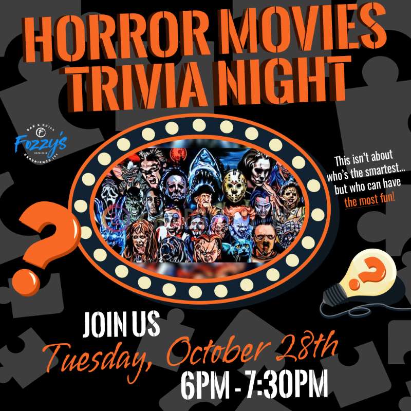 Fozzy's Bar & Grill - Franklin - Horror Movies Themed Trivia