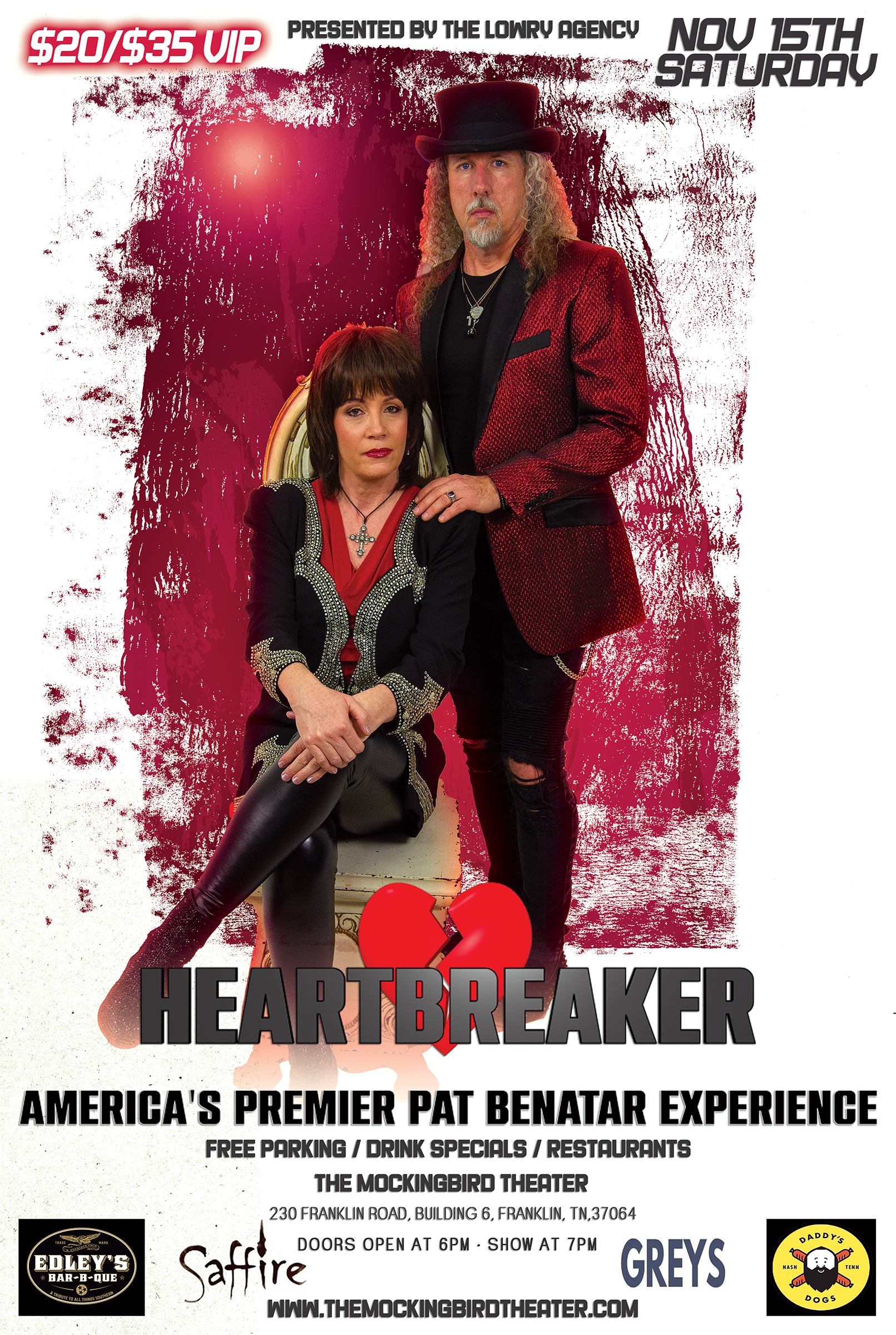 Heartbreaker - America's Premier Pat Benatar Experience Franklin, Tenn.
