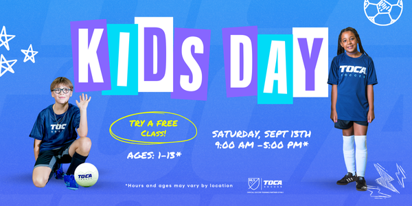 Kids Day at TOCA Soccer Franklin and Nashville, TN.