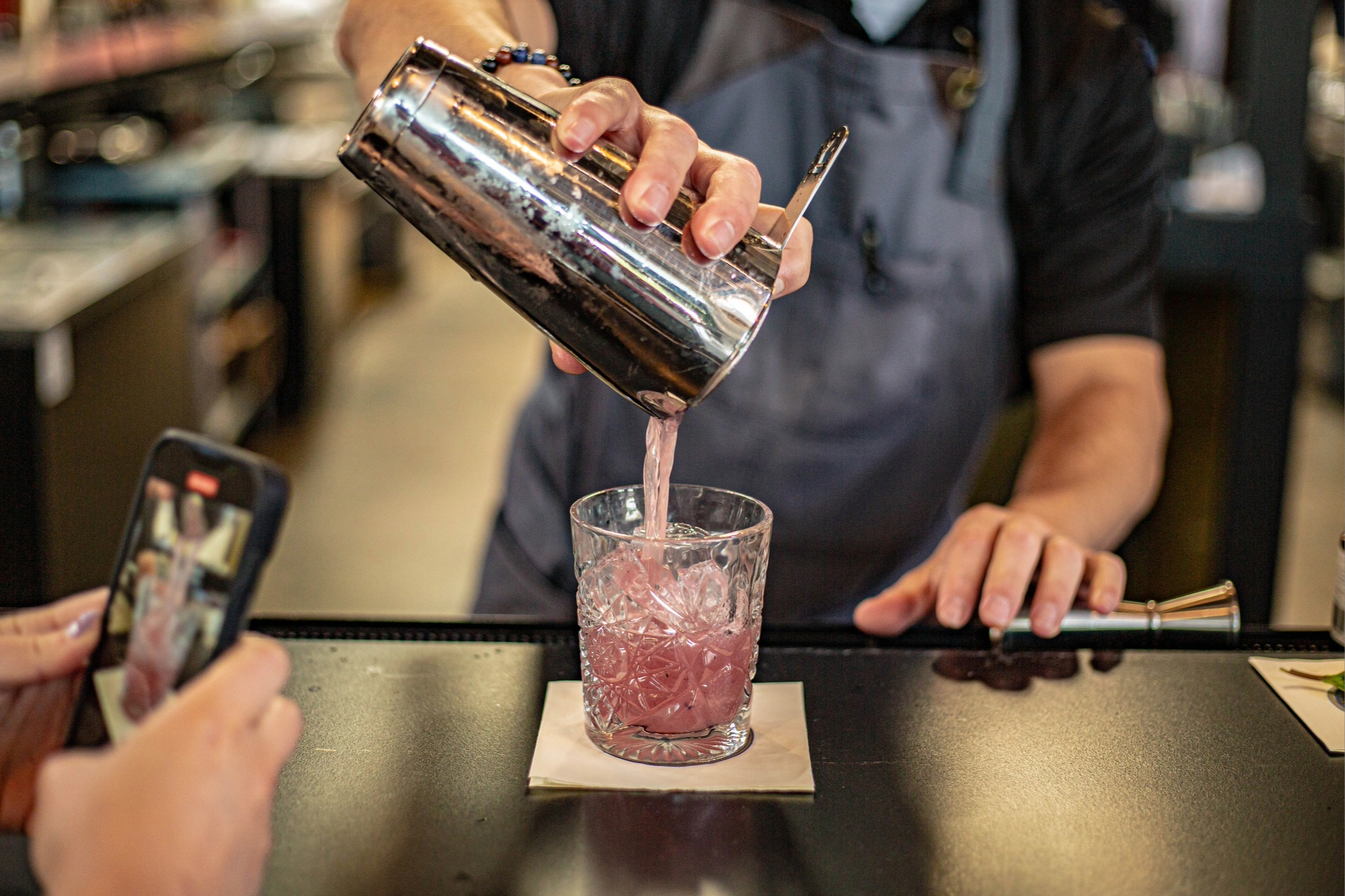 Mocktails at The Factory at Franklin in Franklin, Tennessee.