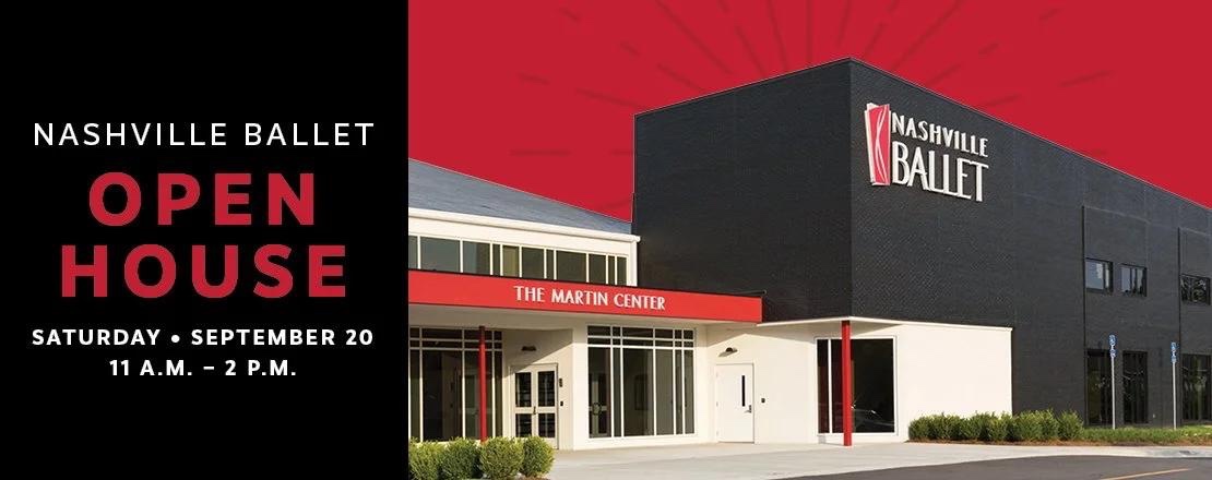 Nashville Ballet Open House for the Entire Family at the Martin Center  