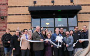 Group at Karrington Rowe in Brentwood, Tenn., celebrating the ribbon cutting.