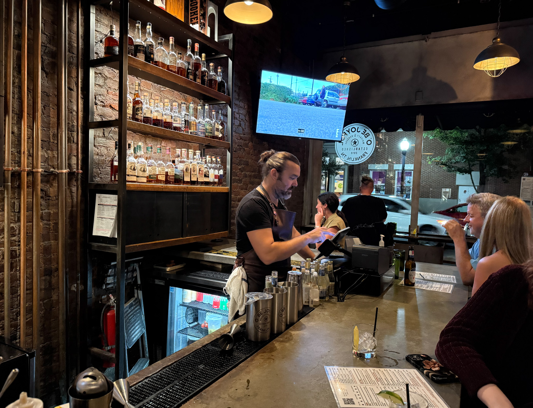 O' Be Joyful Bar Downtown Franklin, Tenn.