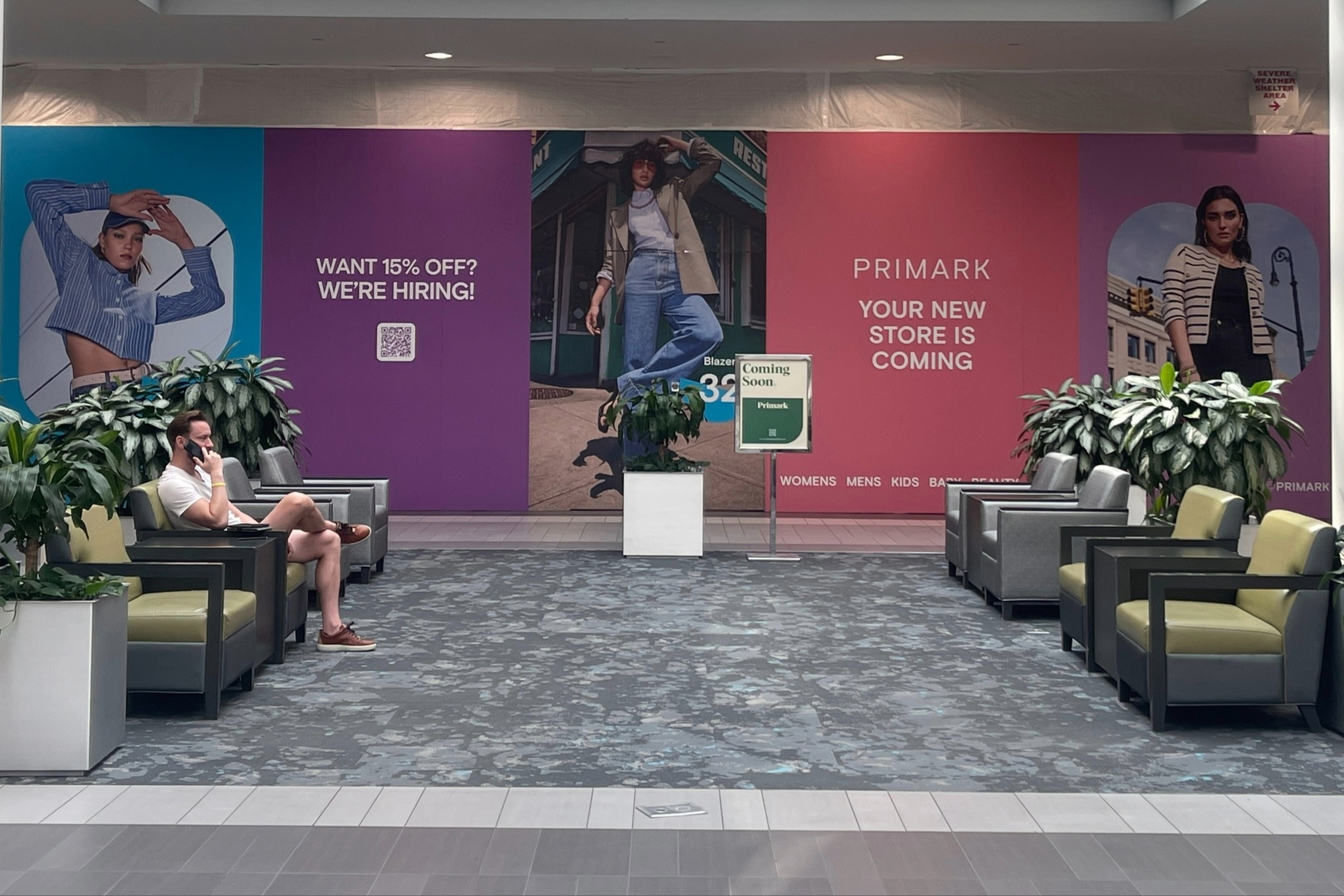 Primark in Franklin, TN at CoolSprings Galleria Mall.