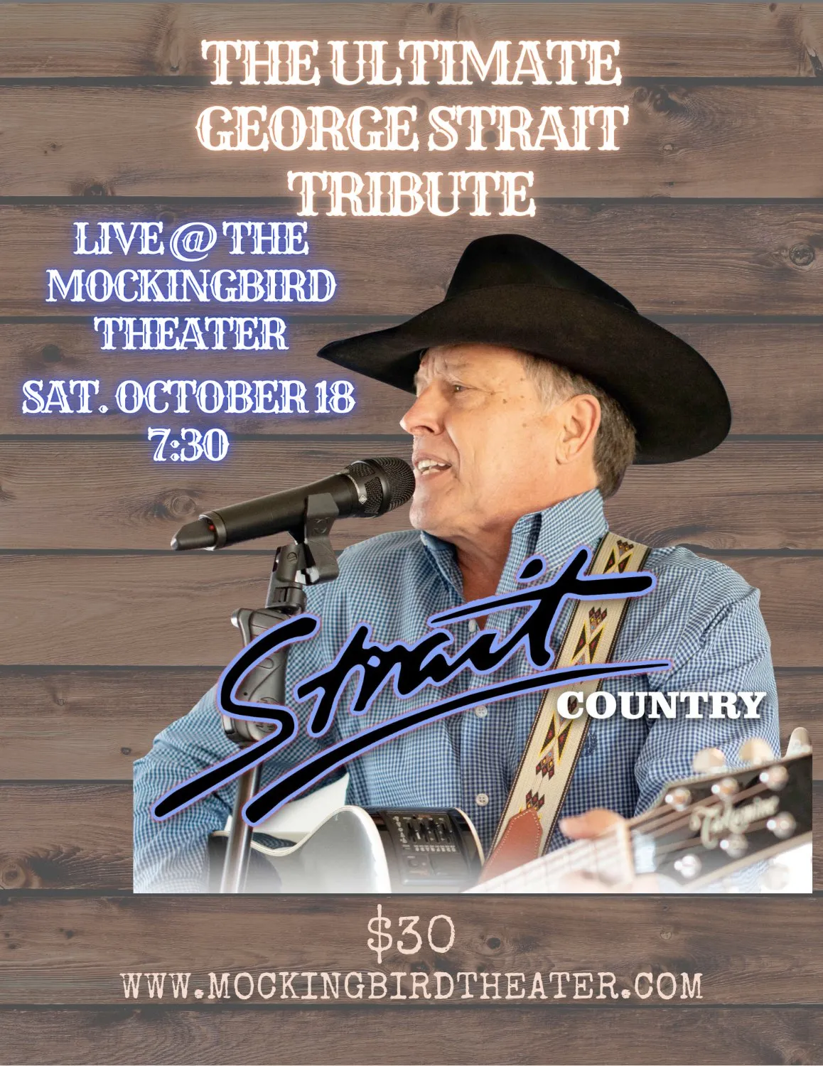 Strait Country- The Ultimate George Strait Tribute in Franklin, Tenn.
