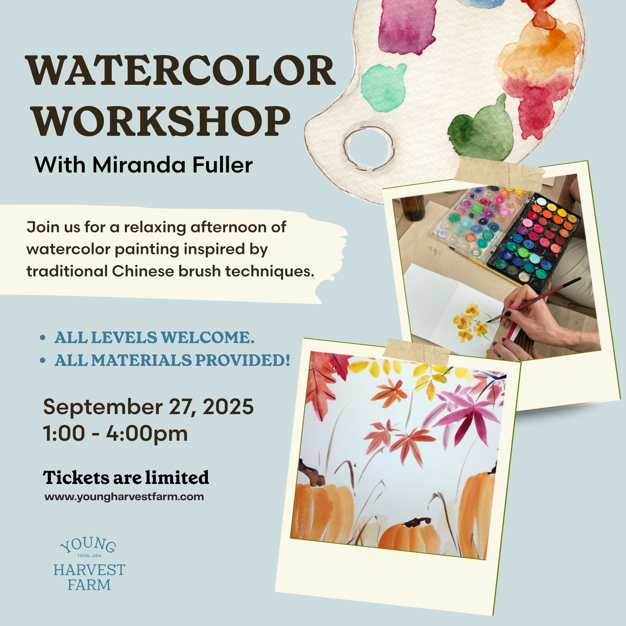 Watercolor Workshop Arrington TN