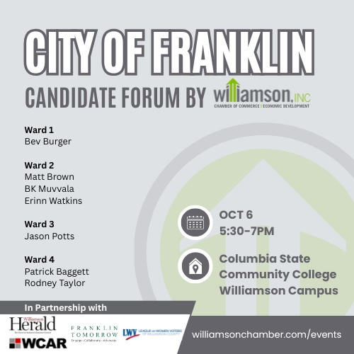 City of Franklin Candidate Forum.