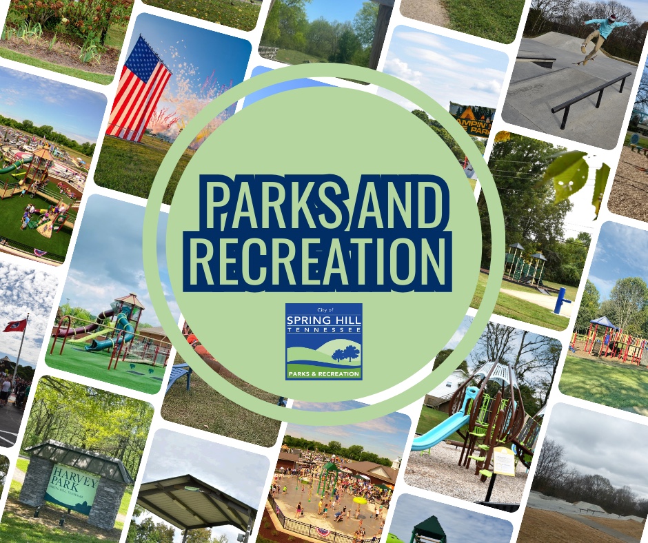 City of Spring Hill Parks and Recreation Department Logo.