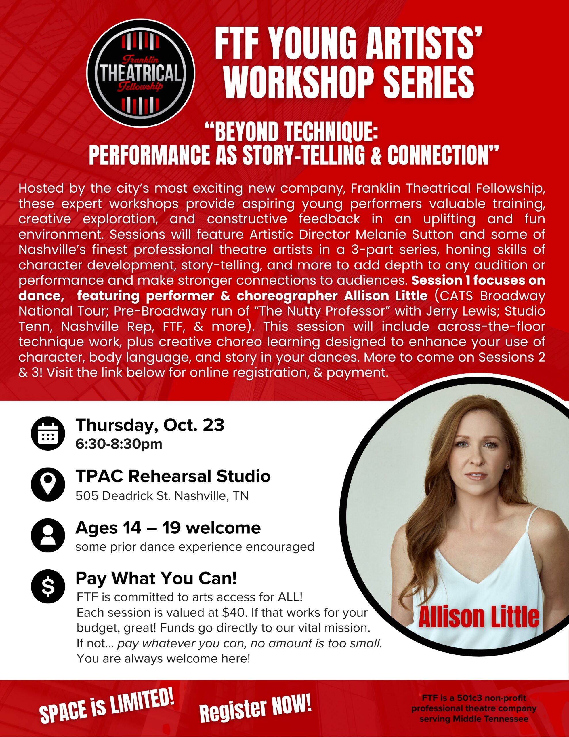 Franklin-Theatrical-Fellowship-Young-Artists-Workshop-Series.