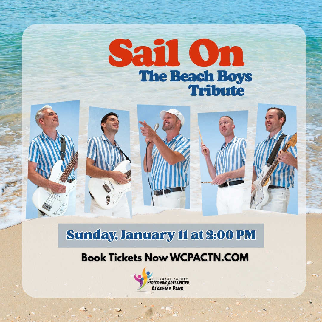 Sail On- The Beach Boys Tribute in Franklin, Tenn..