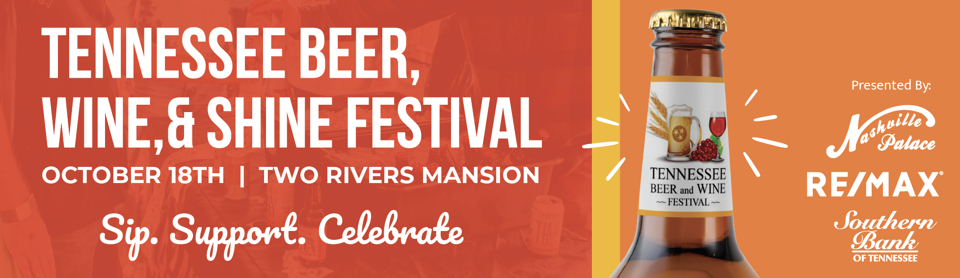 Tennessee Beer, Wine and Shine Festival 2025 will take place historic Two Rivers Mansion in Donelson.