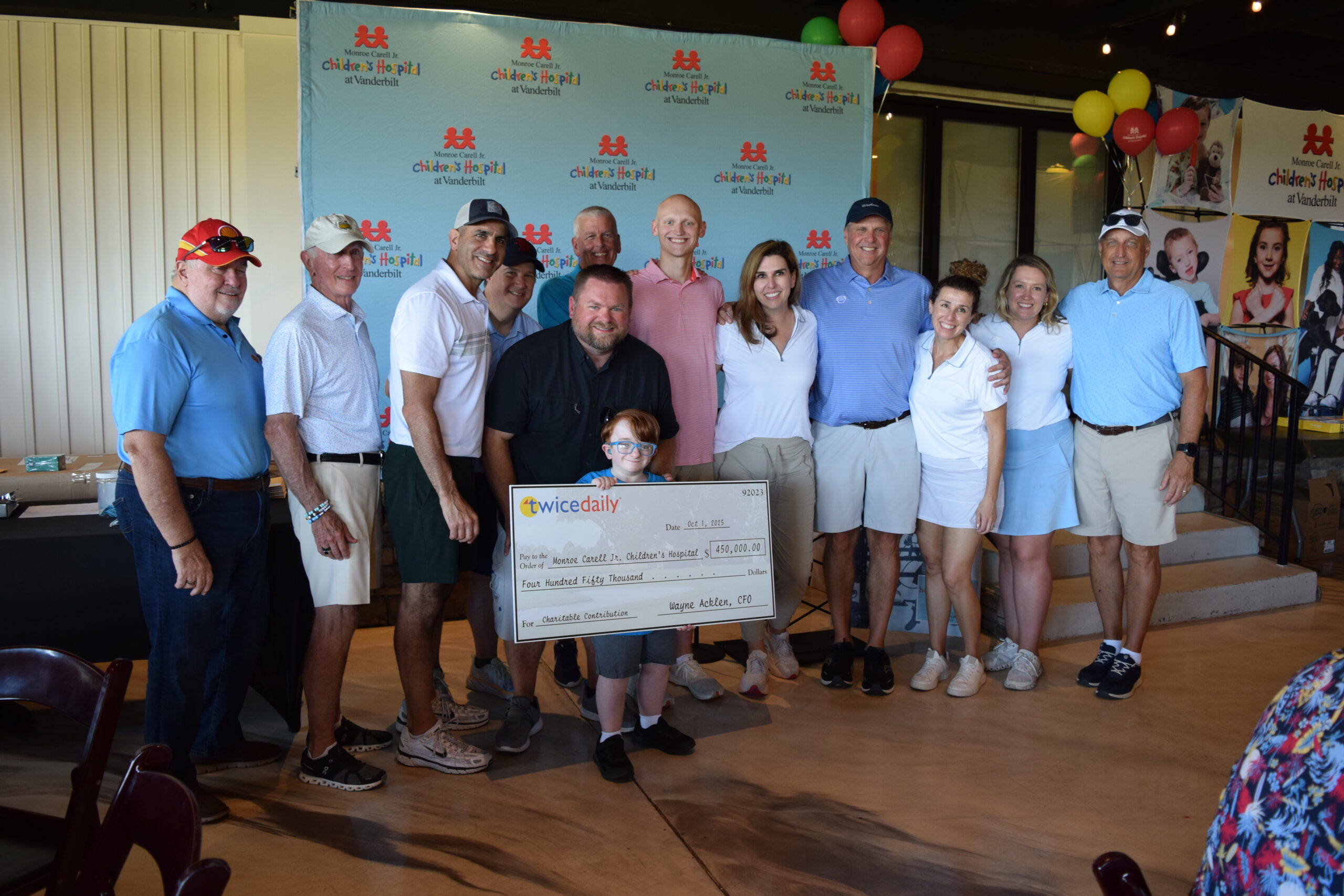 Twice Daily 25th Annual Golf Cup Benefitting Monroe Carell Jr. Children's Hospital at Vanderbilt